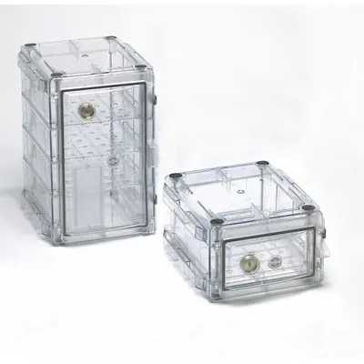 SP SCIENCEWARE Desiccator: Vacuum, Rectangular, 1.9 cu ft Capacity, Polyester, 13 3/8 in Overall Wd - Vacuum Desiccators