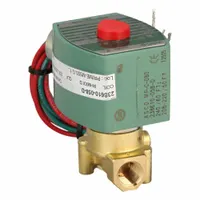 REDHAT Solenoid Valve: 2-Way, Normally Closed, 1/4 in Pipe Size, 220V AC/240V AC, High Flow (MPN 8262H208)