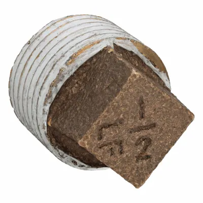OEM APPROVED VENDOR 1/2 in NPT Threaded Class 125 C89833 Brass PTFE - Threaded Low-Pressure Pipe Fittings for Potable Water with Thread Sealant