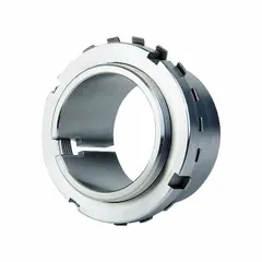 Steel withdrawal sleeve assembly for mounting bearings onto shafts. Inch-series design with 2 3/16 in bore diameter. Compatible with lock nut N13. Used in power transmission applications such as industrial machinery and plant equipment.