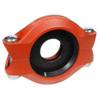 GRUVLOK Clamp Coupling: 3 in x 2 1/2 in, NBR Seal, 500 psi, Ductile Iron, Bolted, 7 1/8 in Lg (MPN 0390111144)