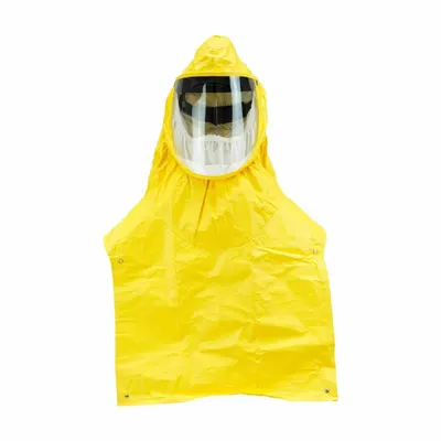 NORTH Head Cover: North Primair 100, Hood, Adj Headgear/QC Headcover/Tychem - Honeywell General Purpose Headgear