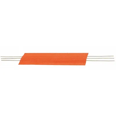 SANDEL Cable Protector: 1 Channels, 2 in Max Cable Dia, 10 in Overall Wd, 1 1/2 in Overall Ht - Disposable Hospital Cable Floor Covers