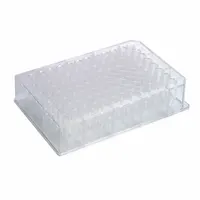 CAPLUGS Sterile 96-Deep Well Plates: Sterile, 96 Wells, 0.5 mL, 86 mm Dia, Square, Polystyrene (MPN 2228636010E1)