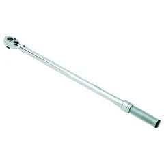 Ratcheting micrometer torque wrench with 3/8-inch square drive. Torque range 19.8 N-m to 110.2 N-m. NIST-traceable calibration. Tether-capable. Suitable for precise fastener tightening in assembly, maintenance, and repair tasks.
