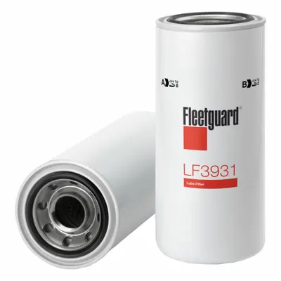 FLEETGUARD Automotive Oil Filter: B7175, LF3931, M45-1.50 Thread Size, 13 in Overall Ht - Spin-On Oil Filters