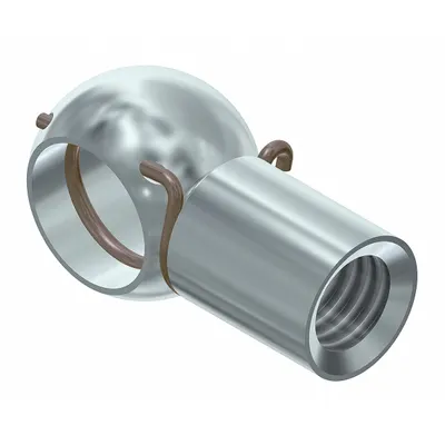 BANSBACH EASYLIFT Ball and Socket End Fitting: Zinc-Plated Steel - Gas Spring End Fittings