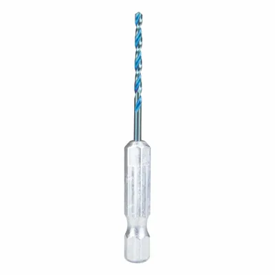 SPYDER Twist Drill Bit: 5/64", 137° Split Point, TiCN High Speed Steel - Spyder Mach-Blue Drill Bits