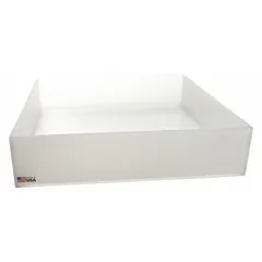 APPROVED VENDOR Rectangular Lab Tray, Polypropylene, 7.37 L, 10 in x 15 in, 107304
