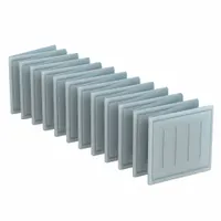 Link Air Filter: 20 in x 15 in x 1 in, 15 in Section Wd, 24 Sections, 3 Ply, MERV 8