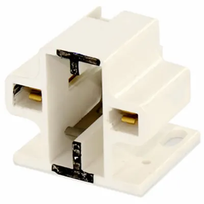 LEVITON Lampholder: Lamp Holder, 2-Pin (GX23), 1 3/8 in Overall Lg, 75 W Watt, 600V AC Volt - Lampholders & Sockets