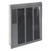 This large recessed electric wall heater delivers 4000 W of heating output at 208V AC, single-phase. It features a gray grille and 5-2 programming capability for flexible temperature scheduling. Rough-in dimensions are 18-1/4 in x 14-3/8 in x 3-1/2 in. Suitable for primary or supplemental heating in commercial and industrial spaces