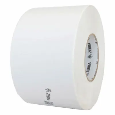 ZEBRA Barcode Printer Labels: 4 in Label Wd, 6 in Label Ht, White, 3 in Core Dia. - Industrial Thermal Transfer Labels