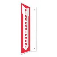 Safety Sign: PETG, Mounting Holes Sign Mounting, 18 in x 4 in Nominal Sign Size, Not Retroreflective