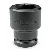 PROTO Impact Socket: SAE, 1 13/16 in Socket Size, 6-Point, Std, 3 7/16 in Overall Lg, Black Oxide (MPN J09929)