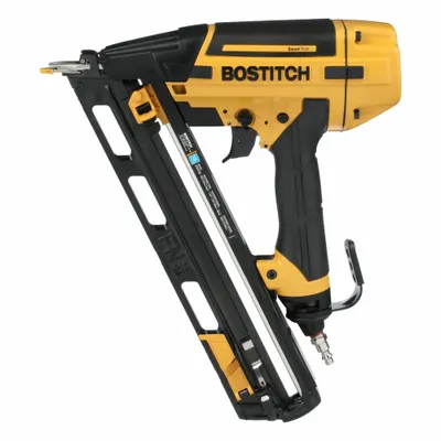 BOSTITCH Air Nail Gun: Finish, 25°, Glue, 1/4 in NPT, Combo, Strip Collation - Air-Powered Finish Nailers