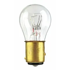 BAY15d Double-Contact Indexed Bayonet Base Lamp, S8, 14V AC, White, Trade Number 198