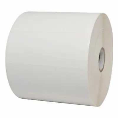 ZEBRA Barcode Printer Labels: 4 in Label Wd, 1 1/2 in Label Ht, White, 1 in Core Dia. - Desktop Direct Thermal Labels