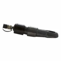 The POWER TEAM HNS150 is a hydraulic nut splitter with a 15 ton nominal capacity. It is designed for bolt sizes from 1/2 in to 1-1/8 in and hex nut sizes from 1/2 in to 1-1/2 in. Used in maintenance and repair to split corroded or seized nuts without damaging the bolt