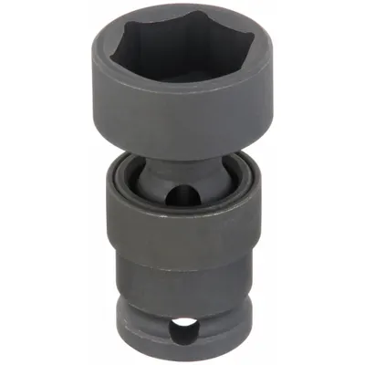 WESTWARD Impact Socket: 7/8 in Socket Size, 6-Point, Std, Black Phosphate, Not Tether Capable - 1/2" Drive SAE Flex Impact Sockets