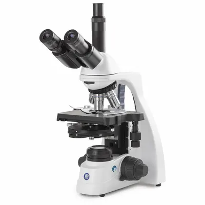 GLOBE SCIENTIFIC Microscope: Compound, Trinocular, 100X to 1000X, 20 mm Optical Field of View - Compound Microscopes