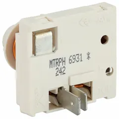 Start relay for Manitowoc ice machines. Provides electrical boost to assist compressor startup. Used in commercial ice machine applications.