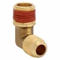 Flared Fitting Elbow: 3/4 in OD x 3/4 in Pipe Fitting Size, Flared/Threaded, Brass (MPN VS149F-12-12)