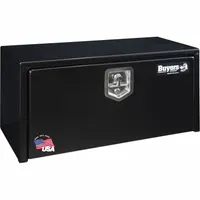 BUYERS PRODUCTS Underbody: Underbody Truck Box, Single Drop-Down Door Door, 15 in Overall Dp, Black (MPN 1703324)