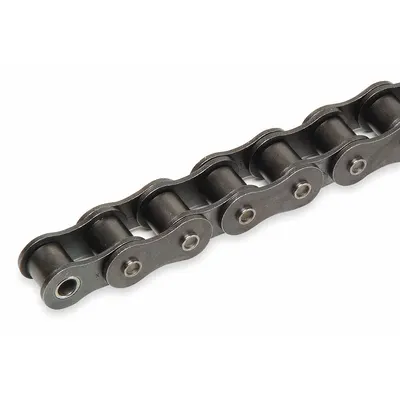 TSUBAKI Roller Chain: Steel, Single Strand, 12B, 3/4 in Pitch, 10 ft Overall Lg - British Standard Roller Chains