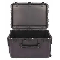 SKB Protective Case: 21 in x 30 in x 18 in Inside, No Foam, Black, 4 Wheels, 29 lb Wt, IP67, Latches (MPN 3I-3021-18BE)