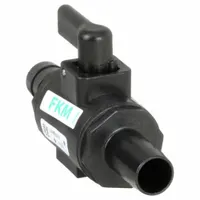 BANJO Manual Two-Way Ball Valve: 1/2 in, Polypropylene, Straight, Barb x Barb, Std Port Ball Port (MPN LVHB050V)
