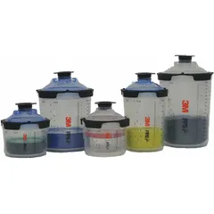 This liner kit includes 50 disposable plastic liners for use with PPS series spray gun cup systems. The liners help reduce cleanup time and solvent waste in industrial painting and coating applications. Compatible with 3M PPS spray cup systems.