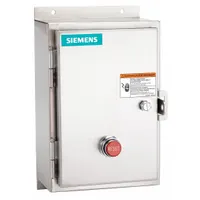 SIEMENS NEMA Magnetic Motor Starter: Non-Reversing, 3 Poles, NEMA Size 1, 27 A (MPN 14DUC32WA)