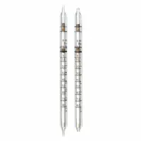 Gas detection tube for measuring toluene (C7H8) concentrations in air. Measurement range 5 to 300 ppm (standard) and 5 to 80 ppm (long-term). Pack of 10 tubes. For use with DRAEGER Accuro pumps in industrial hygiene and process monitoring applications