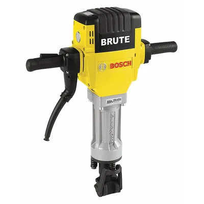 BOSCH Breaker Hammer: Corded, T-Handle, 1 1/8 in Hex, 35 ft-lb, 1,000 bpm, 63.2 lb Wt - T-Handle Corded Breaker Hammers