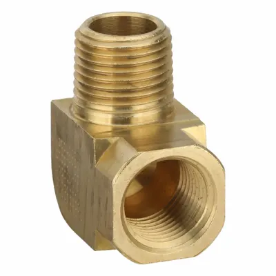 PARKER Metal Pipe Elbow: 90° Elbow, 1/2 in x 1/2 in - Threaded High-Pressure Pipe Fittings