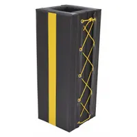 APPROVED VENDOR Column Protector: 5 in, 5 in, 5 in, 5 in, Square, 5 in Compatible Column Dia, Vinyl (MPN V-PAD-S-35)