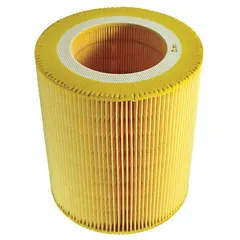 Paper air filter replacement element for compressed air systems. Inside diameter 2 5/8 in, overall height 2.31 in. Removes particulates from compressed air to protect downstream equipment.