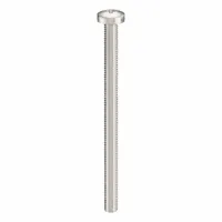 Machine Screw: M6x1.00 Thread Size, 90 mm Lg, 18-8, Stainless Steel, Plain, Pan, Phillips, 5 PK (MPN ZSCRW-305)