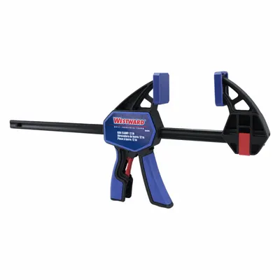 WESTWARD Bar Clamp: Flat, 12 in Max Jaw Opening, 7 1/2 in to 20 1/16 in - Dual-Function Trigger Clamps & Spreaders