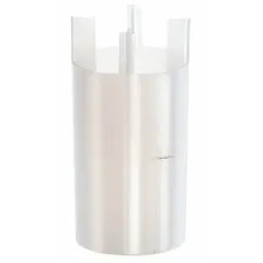 Siphon cap for Manitowoc ice machines. Used to regulate refrigerant flow during the harvest cycle, facilitating proper ice release. A replacement component for commercial ice machine maintenance.