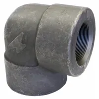 ANVIL Metal Pipe Elbow: 1 1/4 in x 1 1/4 in, Female NPT Threaded x Female NPT Threaded, Steel (MPN 0361201403)