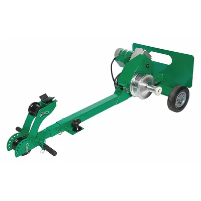 GREENLEE Cable Puller: Wheeled, 2,000 lbf Max Force, 1,200 lbf Max. Continuous - Cable Pullers