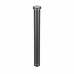 Steel clevis pin with 1/2 in diameter and 4-1/2 in shank length. Supplied in a pack of 10. Used in clevis and hitch assemblies as a removable, load-bearing fastener for connecting components in mechanical linkages.