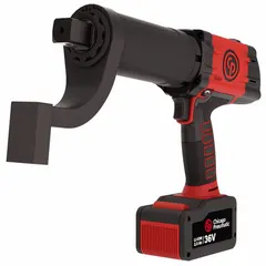 The CHICAGO PNEUMATIC CP8626 is a cordless torque wrench from the CP86 series, delivering a fastening torque of 1,920 ft-lb at a no-load speed of 5 RPM. It features a square drive type and is designed for heavy-duty bolting applications such as tightening large fasteners on equipment, structural steel, and machinery in industrial maintenance, construction, and manufacturing settings.