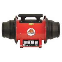 AIR SYSTEMS INTERNATIONAL Confined Space Fan: 115 V AC, 8 in_10 in Duct Dia, 1/3 hp Horsepower, Red (MPN SVF-10EXP)