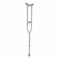 DYNAREX Crutches: 1,000 lb Load Capacity, Silver (MPN 10105)