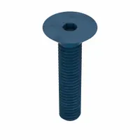Socket Flat Head Screw: M5x0.80 Thread Size, 25 mm Lg, Flat, Blue Phosphate, Alloy Steel, 25 PK (MPN UST184025)
