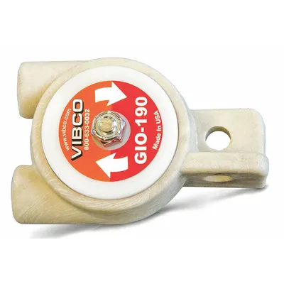 VIBCO Pneumatic Vibrator: 250 lbf, 8,500 vpm, 1/4 in NPT, GIO, 70 dBA, 7 cfm @ 60 psi - Chemical Resistant Turbine & Ball Vibrators