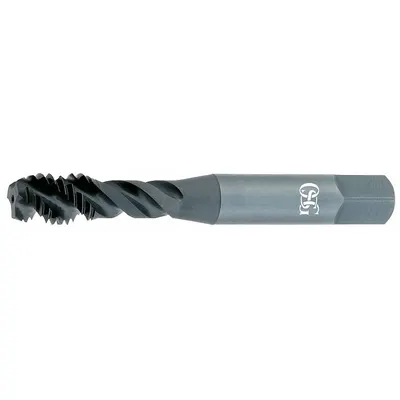 OSG Screw Thread Insert STI Tap: Spiral Fute, 1/2"-13 UNC, H4 / 2B-3B, 4 Flute - Spiral-Flute STI Taps for Steel & Stainless Steel